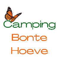 bontehoev bontehoeve camping bontehoeve logo bontehoeve oranje groen bontehoeve Sticker