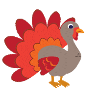 Thanksgiving Day Dance Sticker