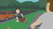 dog fighting GIF by South Park 