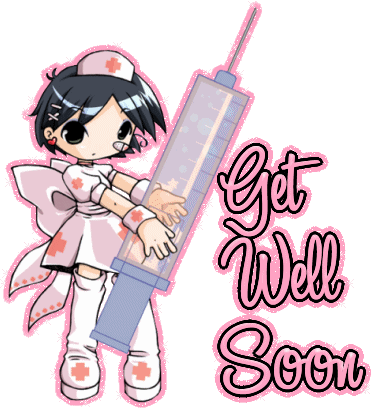 sick get well soon STICKER