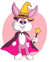 Swoopies magic bunny rabbit cleaning Sticker