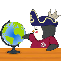 Traveling Mr Worldwide Sticker by Pudgy Penguins