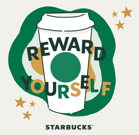 Rewards Treat Yourself GIF by Starbucks