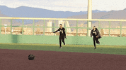 NevadaWolfPack happy celebration baseball high five GIF