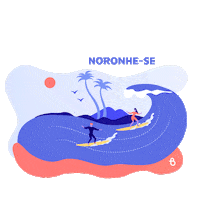 Surf Mar Sticker by Bonitour