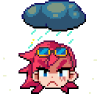 Unwind 8 Bit Sticker by League of Legends