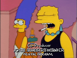 Season 3 Smoking GIF by The Simpsons