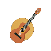 Guitar Sticker by Newton College