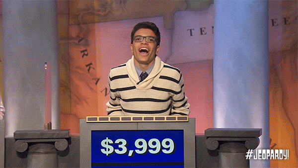 constestants GIF by Jeopardy!