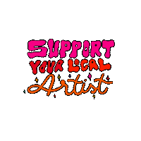 Small Business Rainbow Sticker by Doodle by Meg