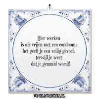 Nl Werken Sticker by Tegelspreuken.nl