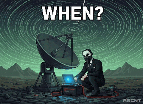 Space Waiting GIF by ABCNT