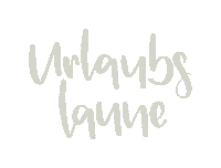 Vacation Lettering Sticker