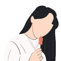 Eating Sticker