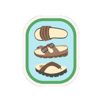 Sandals Mens Sticker by Airalo
