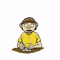 bonefork art writing scribble bonefork GIF