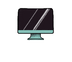 Apple Computer Sticker by Plasma Republic