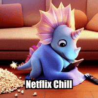Relax Bingewatching GIF by Divineasaur