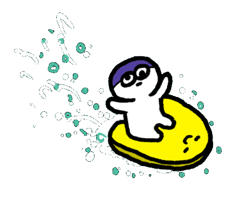 xindy_ giphyupload go swimming letsgo Sticker