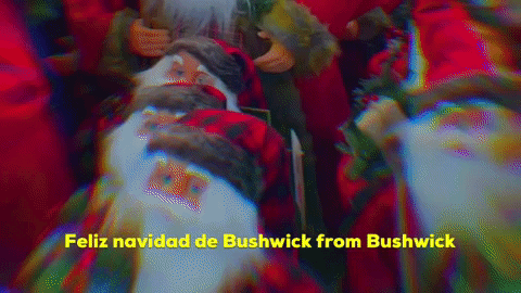 Blinking Santa Claus GIF by This Bushwick Life