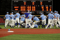 mvcsports celebration baseball ncaa college baseball GIF