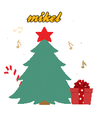 Christmas Sticker by Mikel Coffee Company