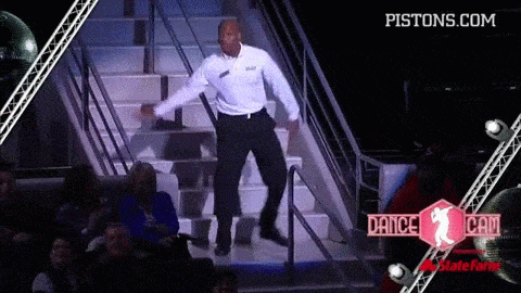 dance detroit basketball GIF by Detroit Pistons