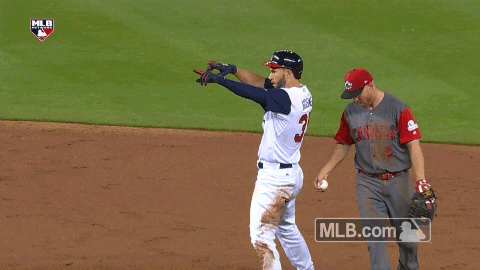 team usa pointing GIF by MLB