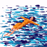 veronika_goetz wave relax peace ocean GIF