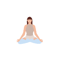 nikkersonn yoga joga olala olala joga Sticker