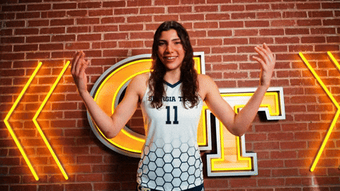 Georgia Tech Volleyball GIF by Georgia Tech Yellow Jackets