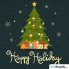 theecards happy christmas holiday star GIF