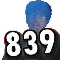 Number Sticker