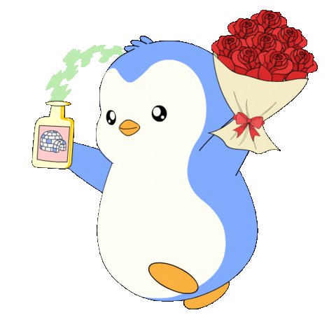 Valentines Day Love Sticker by Pudgy Penguins