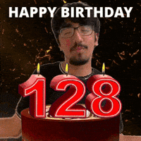 128 Birthday GIF