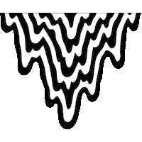 Drip Strobe Sticker by Jen Stark