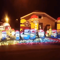 House in Indiana Has Gone Minion Mad With Christmas Decorations