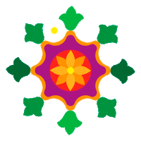ambarperla party flower time flowers Sticker