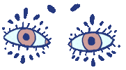 Angry Eyes Sticker