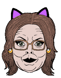head smile Sticker by Cherylyn Barnes