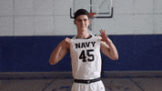 Jaime Hernandez Basketball GIF by Navy Athletics