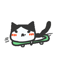 Happy Cat Sticker by yomoyeah