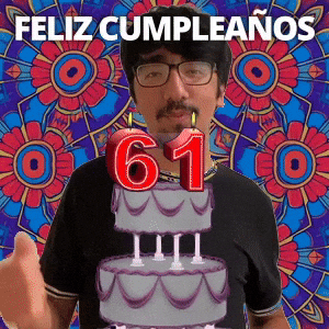 ¡Feliz 61.º cumpleaños!