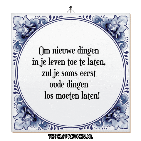 Nl Nieuw Sticker by Tegelspreuken.nl