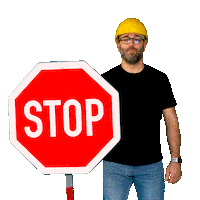 Stop Traffic Sticker by Stavario
