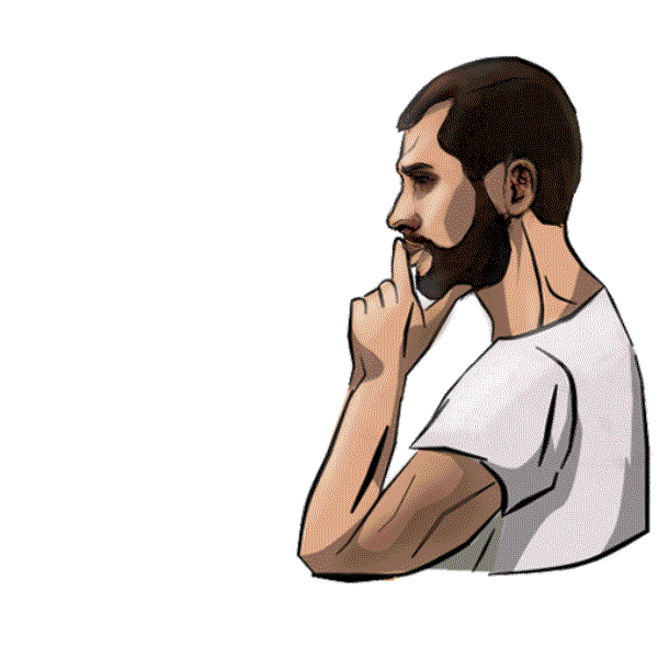 Thinking Think Sticker
