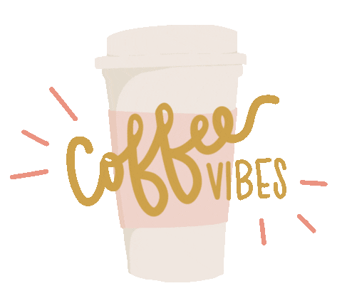 Llyndze giphyupload pink coffee good morning Sticker