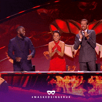Clapping Comedian GIF by The Masked Singer UK & The Masked Dancer UK