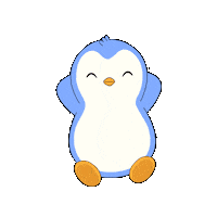 Happy Day Off Sticker by Pudgy Penguins