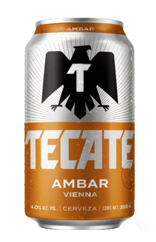 cervezatecate cerveza birra chela tecate Sticker